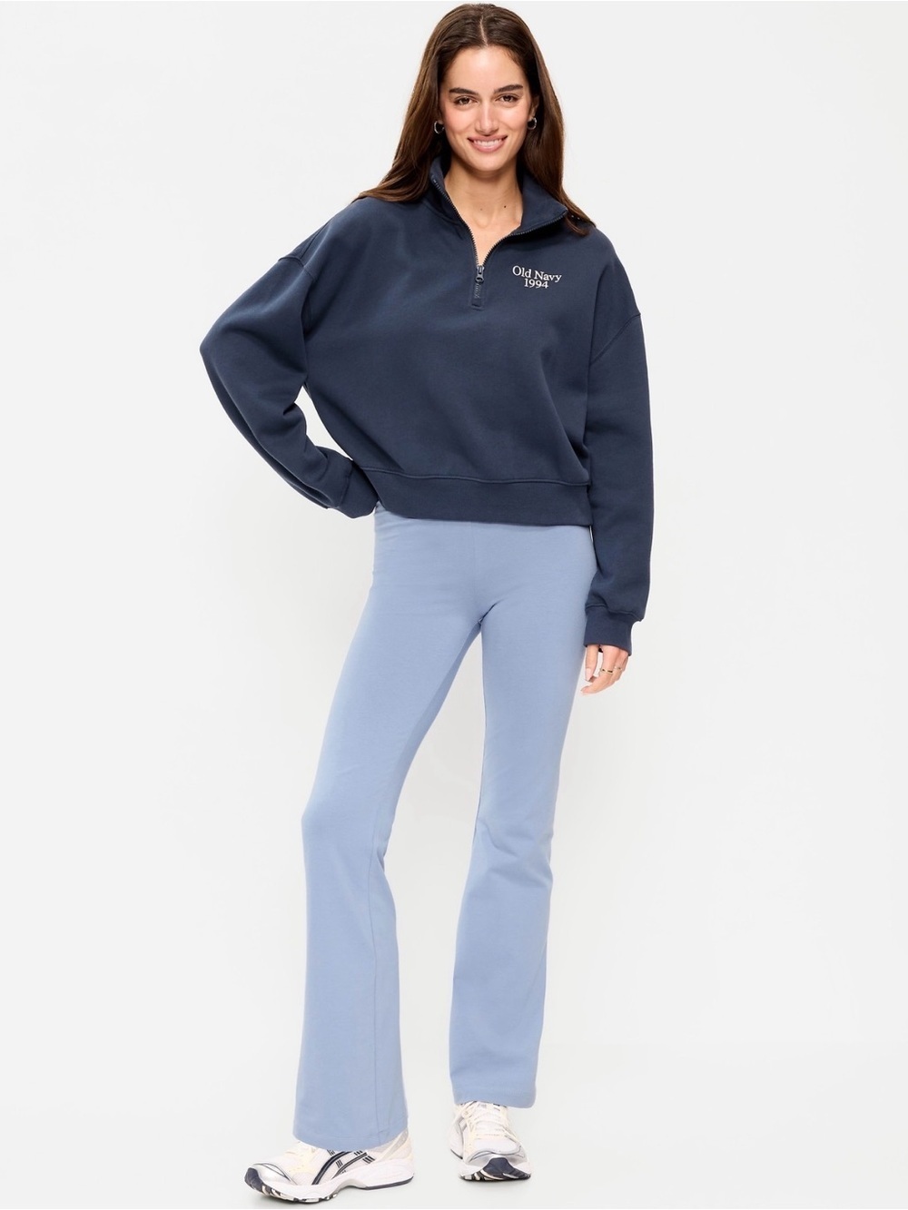 NWT Old Navy High-Waisted Flare Leggings in Kyanite Light Blue